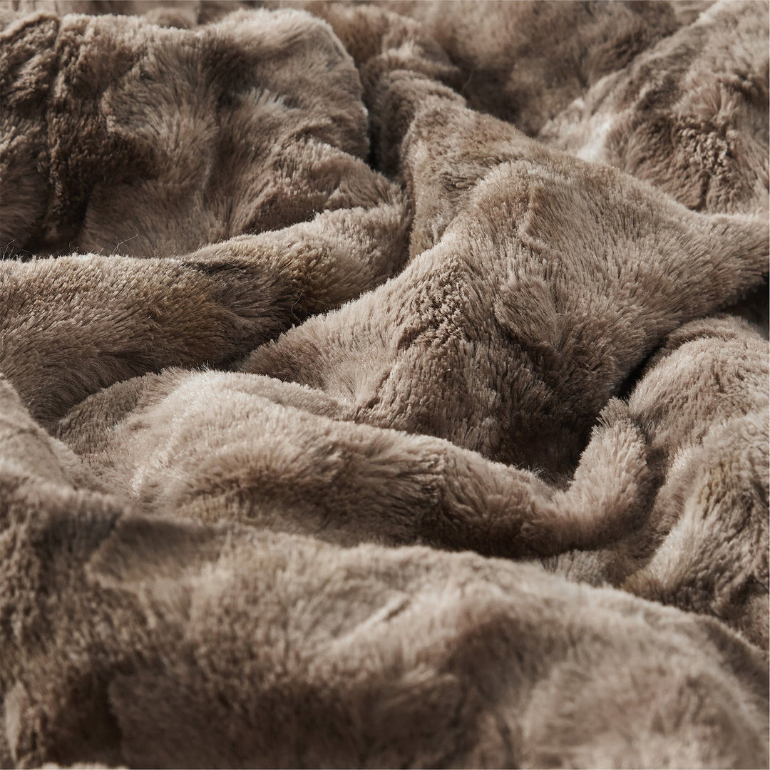 Faux Fur Sherpa Fleece Blanket