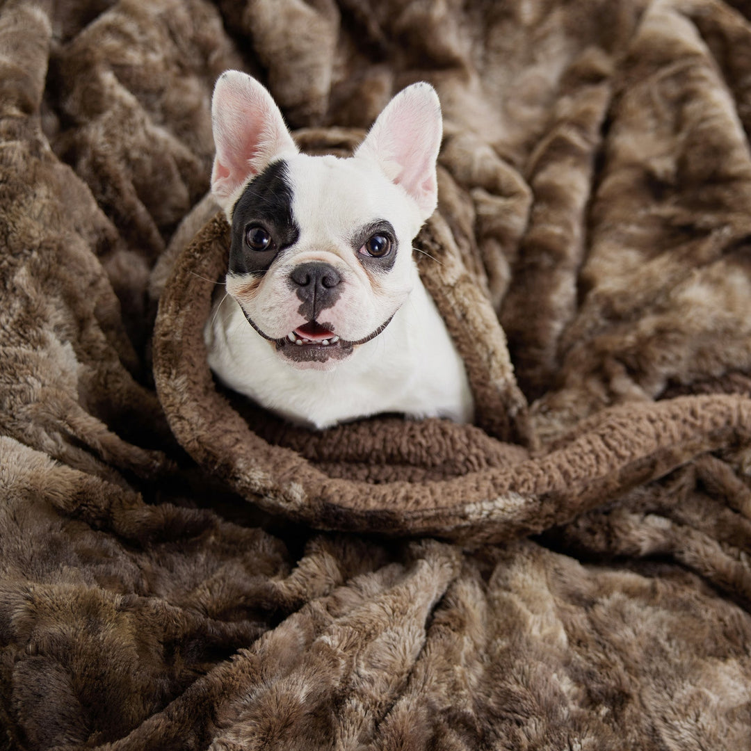 Faux Fur Sherpa Fleece Blanket