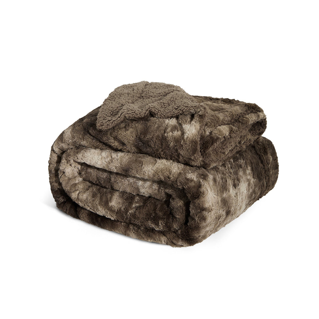 Faux Fur Sherpa Fleece Blanket