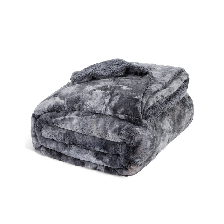 Faux Fur Sherpa Fleece Blanket