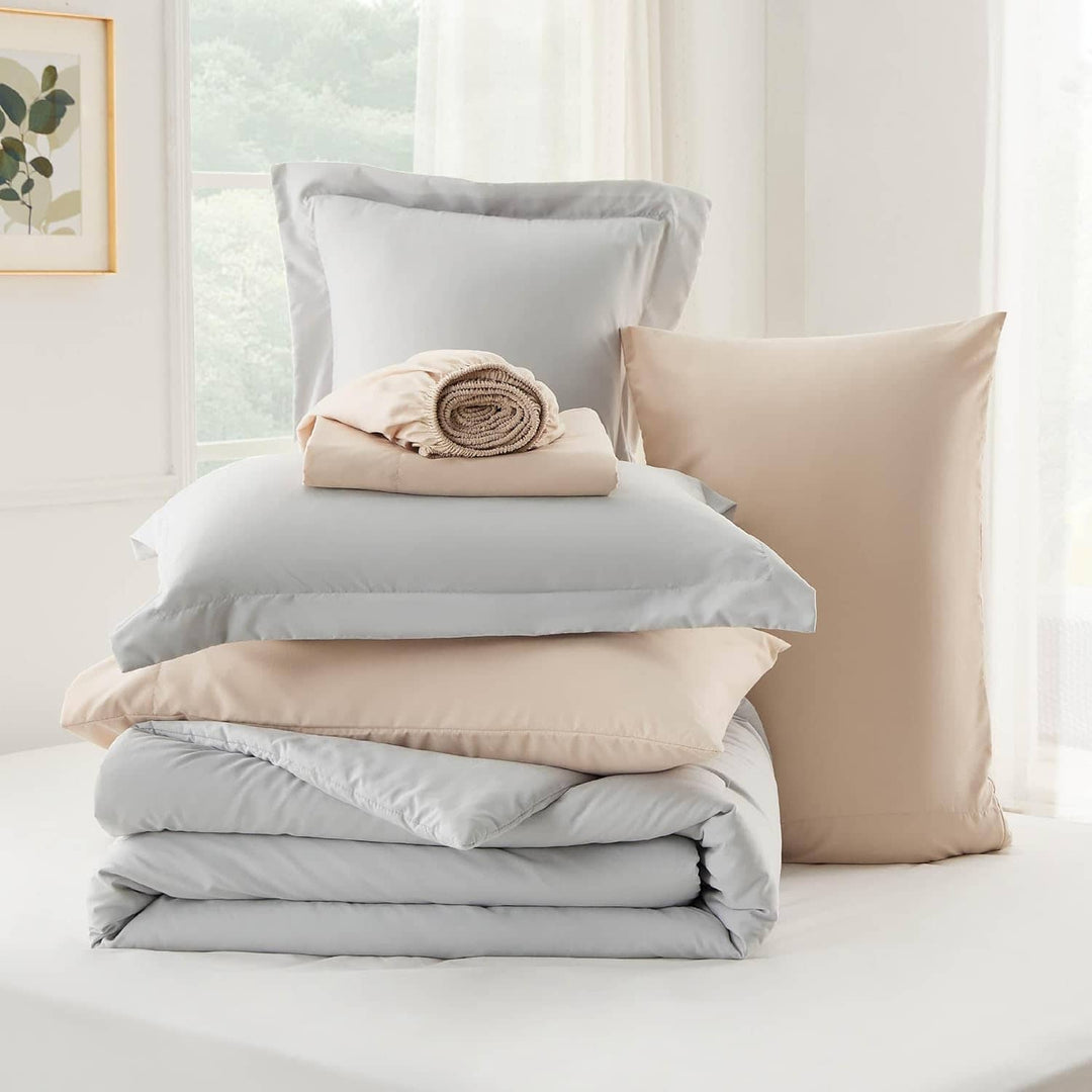 Modern Dual-Tone Bed in a Bag Set