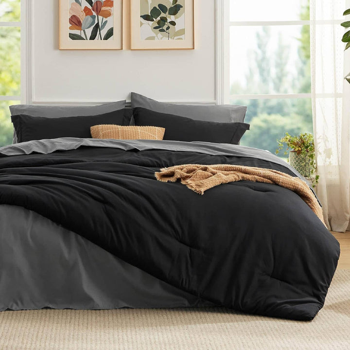 Modern Dual-Tone Bed in a Bag Set