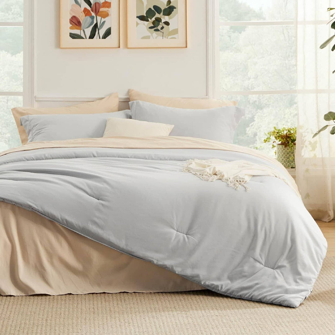 Modern Dual-Tone Bed in a Bag Set