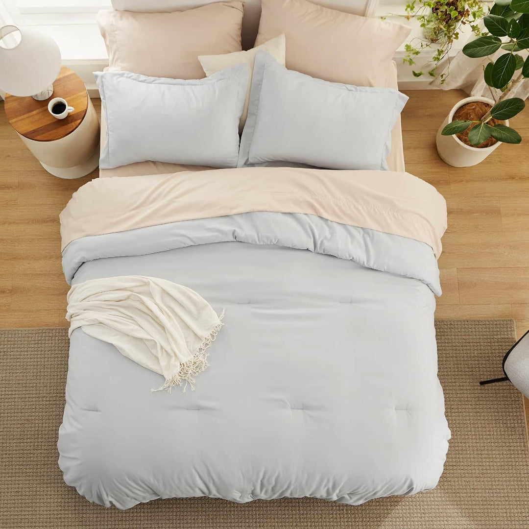 Modern Dual-Tone Bed in a Bag Set