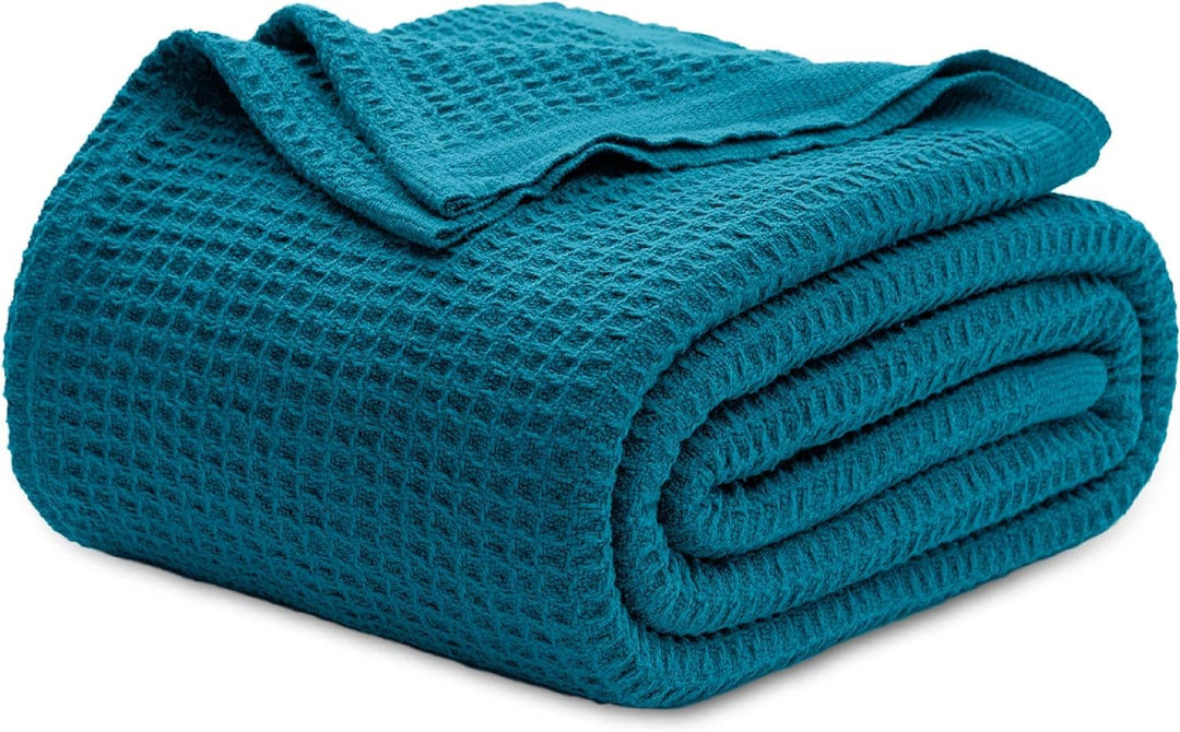 Cotton Waffle Weave Blanket