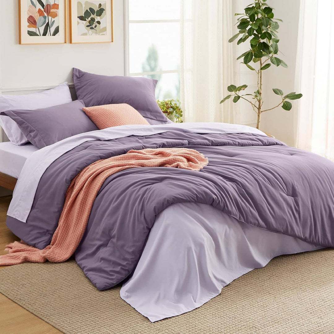 Modern Dual-Tone Bed in a Bag Set