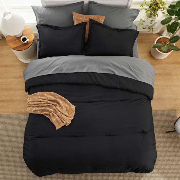 Modern Dual-Tone Bed in a Bag Set