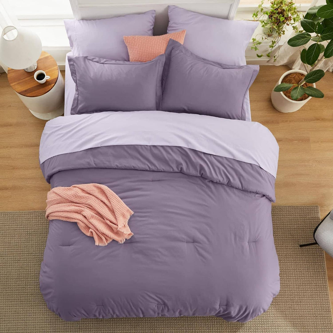 Modern Dual-Tone Bed in a Bag Set