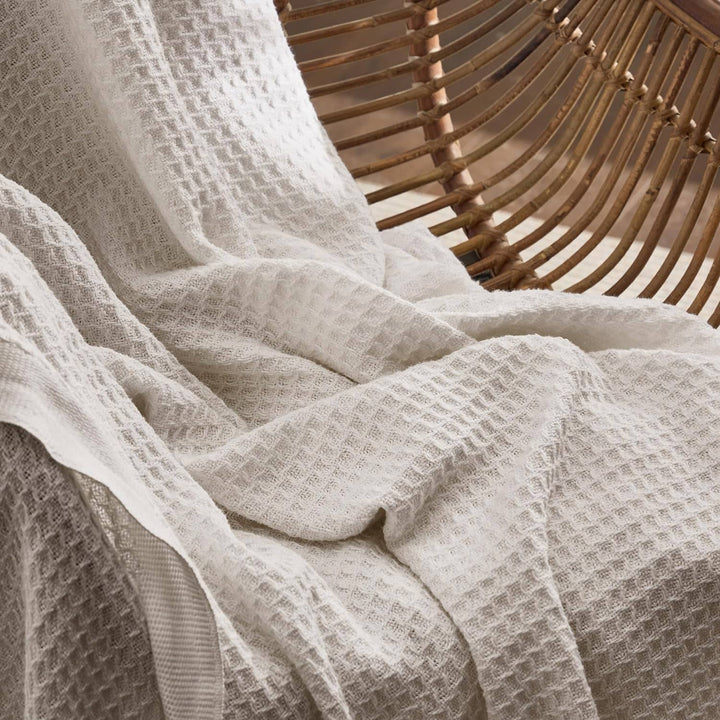 Cotton Waffle Weave Blanket