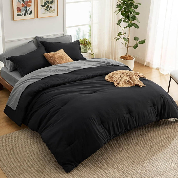 Modern Dual-Tone Bed in a Bag Set