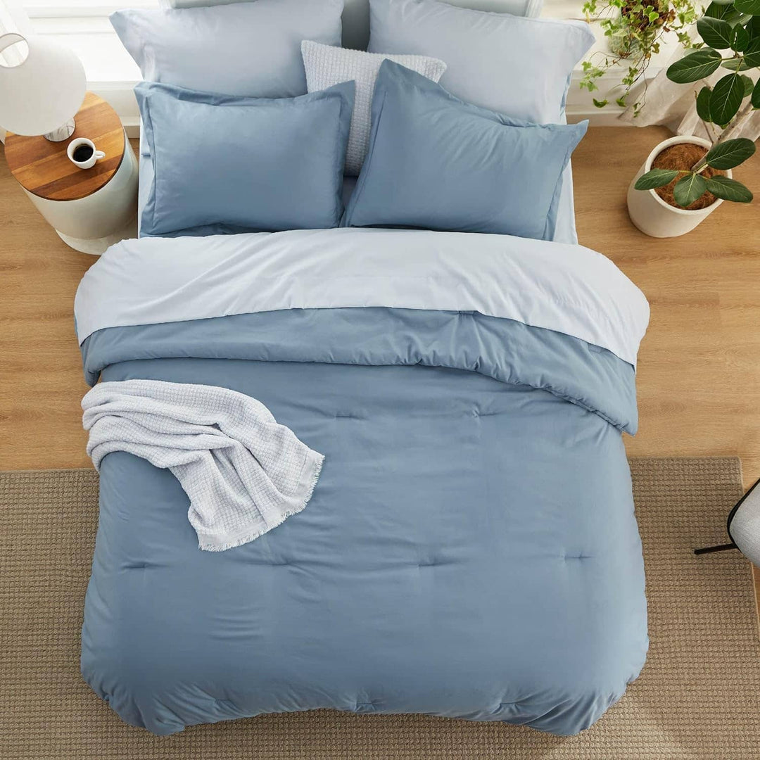 Modern Dual-Tone Bed in a Bag Set