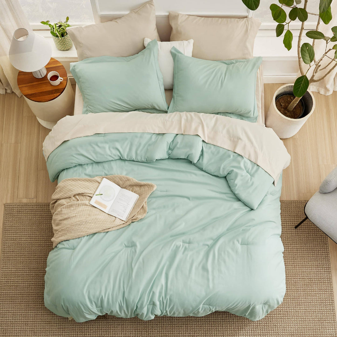 Modern Dual-Tone Bed in a Bag Set