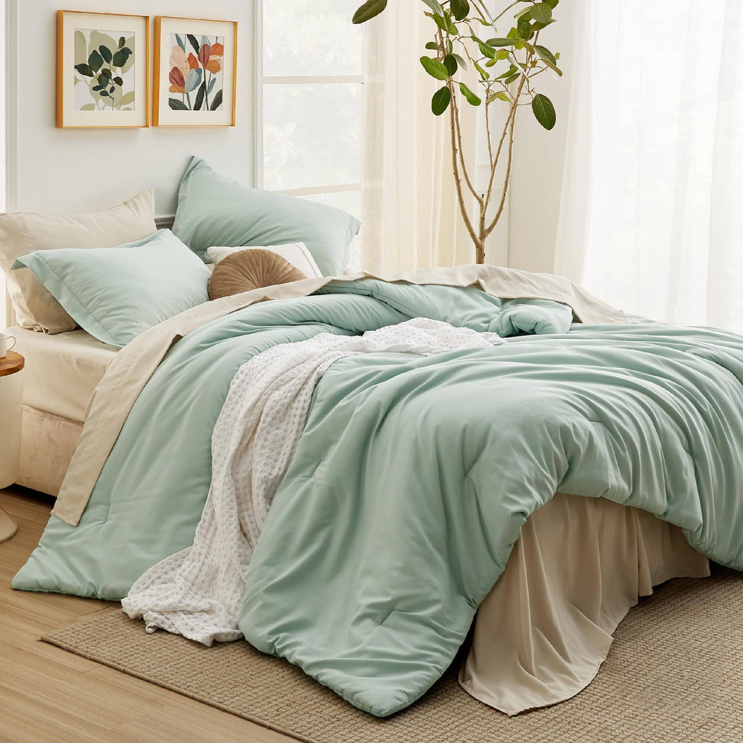 Modern Dual-Tone Bed in a Bag Set