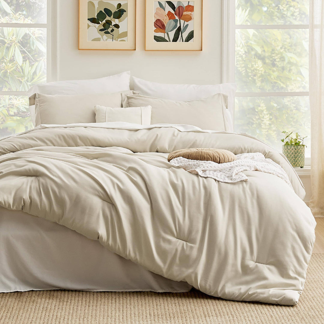 Modern Dual-Tone Bed in a Bag Set