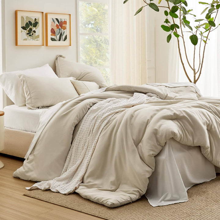 Modern Dual-Tone Bed in a Bag Set