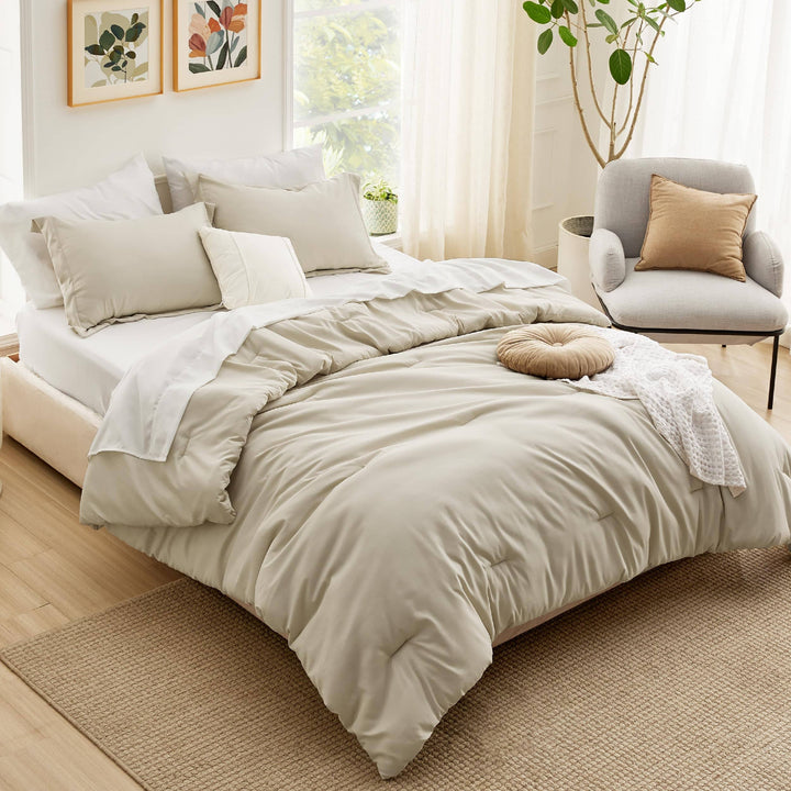 Modern Dual-Tone Bed in a Bag Set