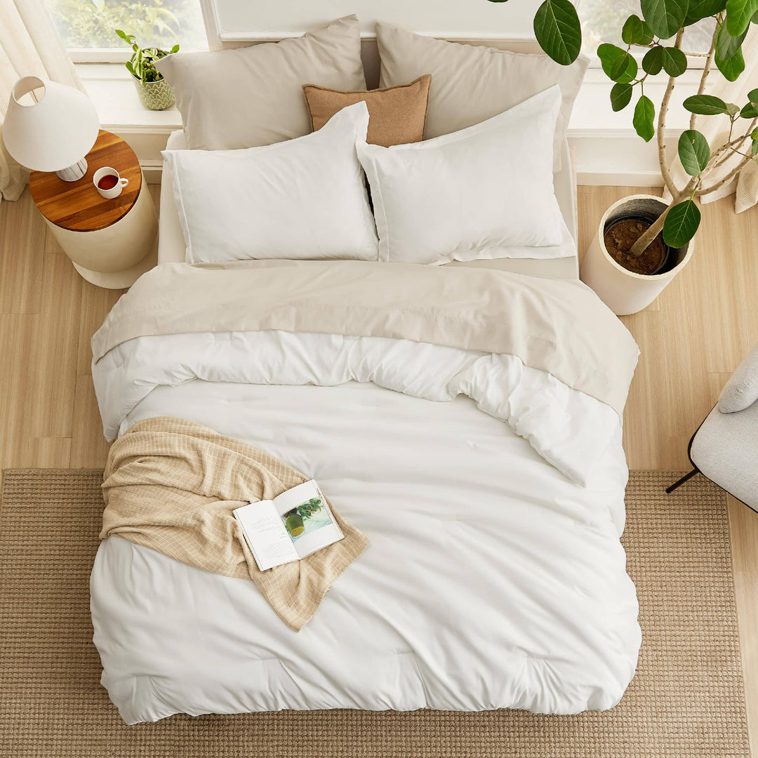 Modern Dual-Tone Bed in a Bag Set