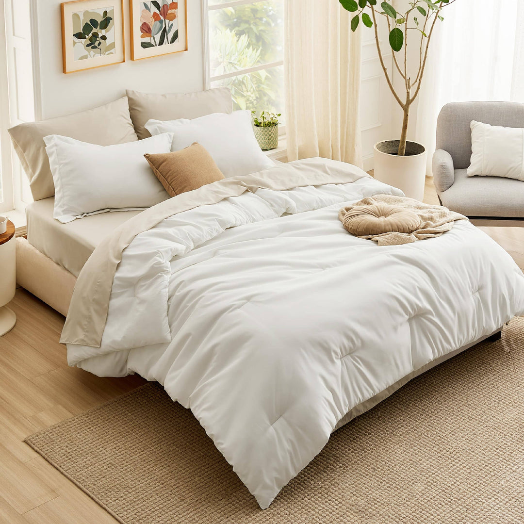 Modern Dual-Tone Bed in a Bag Set