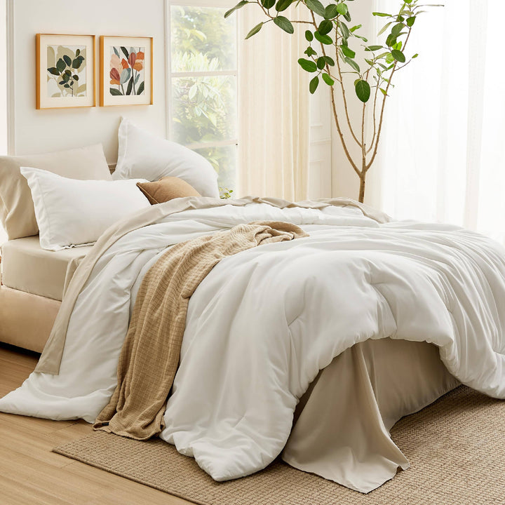 Modern Dual-Tone Bed in a Bag Set