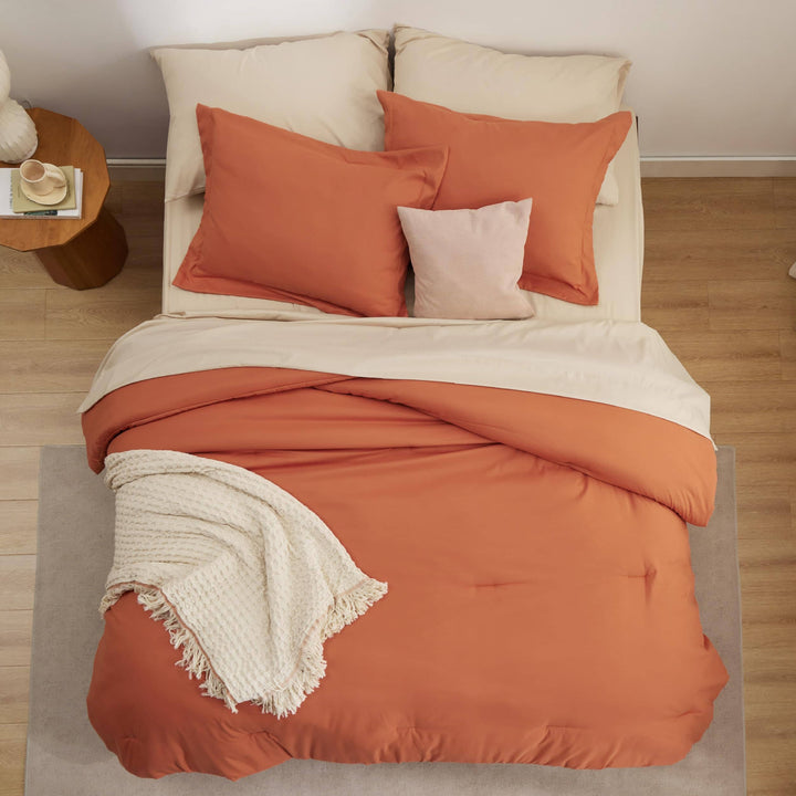 Modern Dual-Tone Bed in a Bag Set