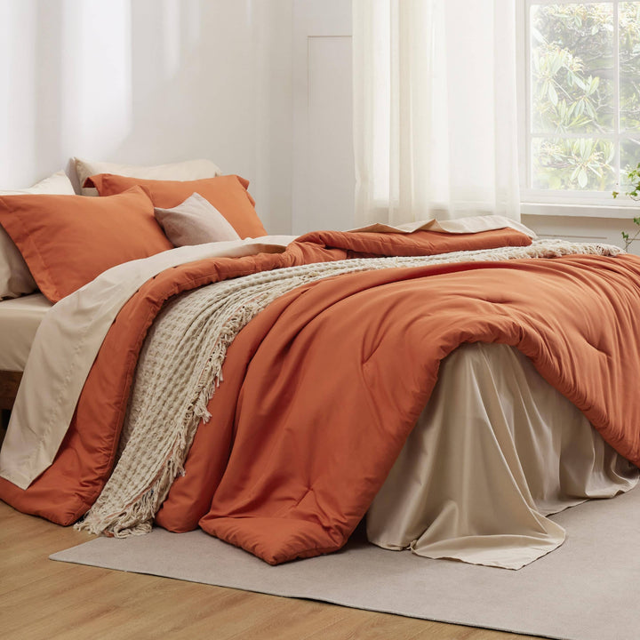 Modern Dual-Tone Bed in a Bag Set