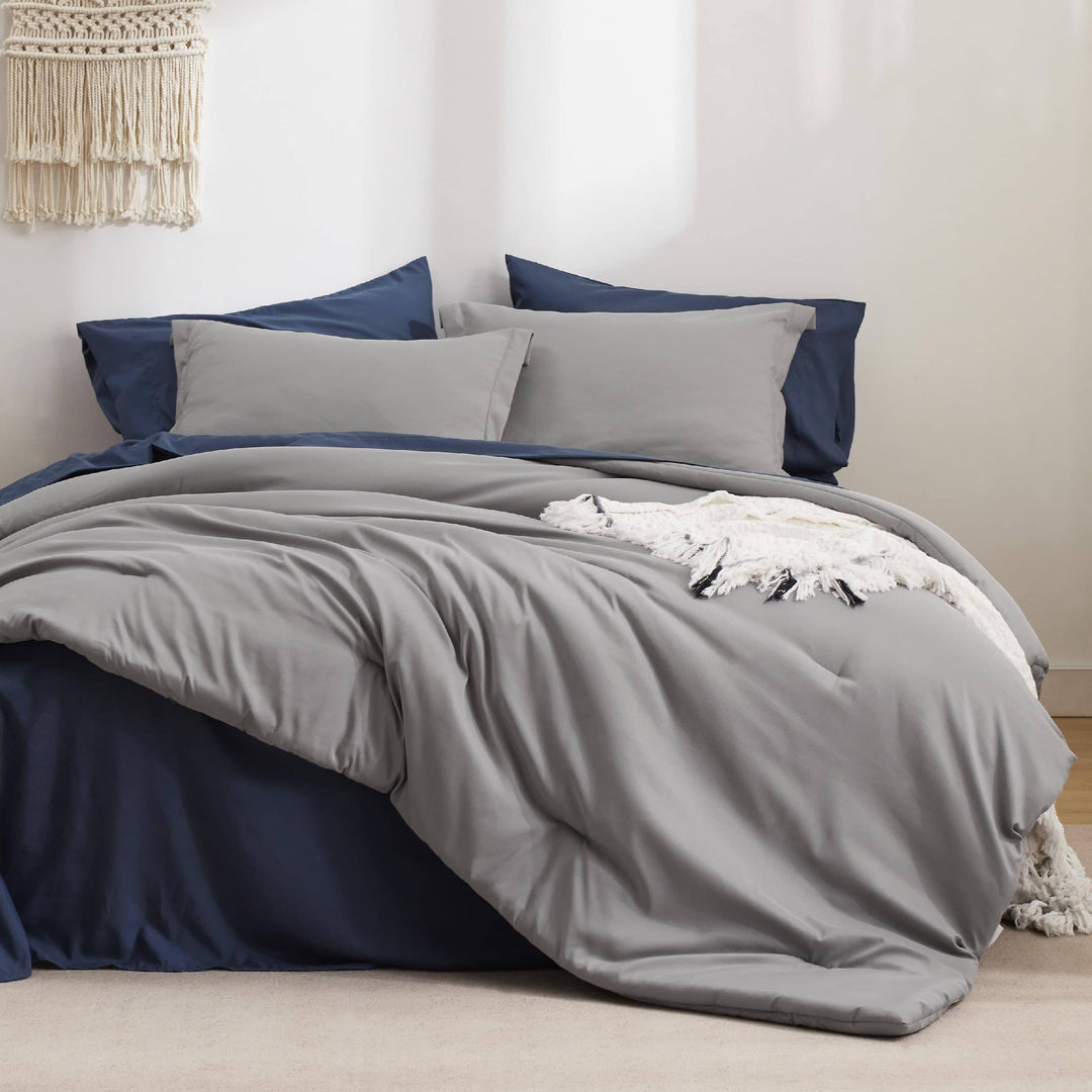 Modern Dual-Tone Bed in a Bag Set