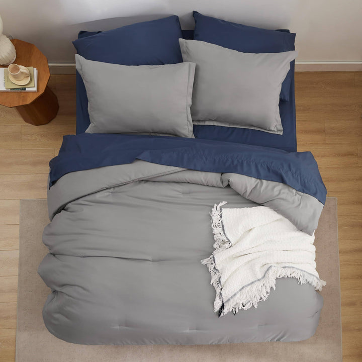 Modern Dual-Tone Bed in a Bag Set