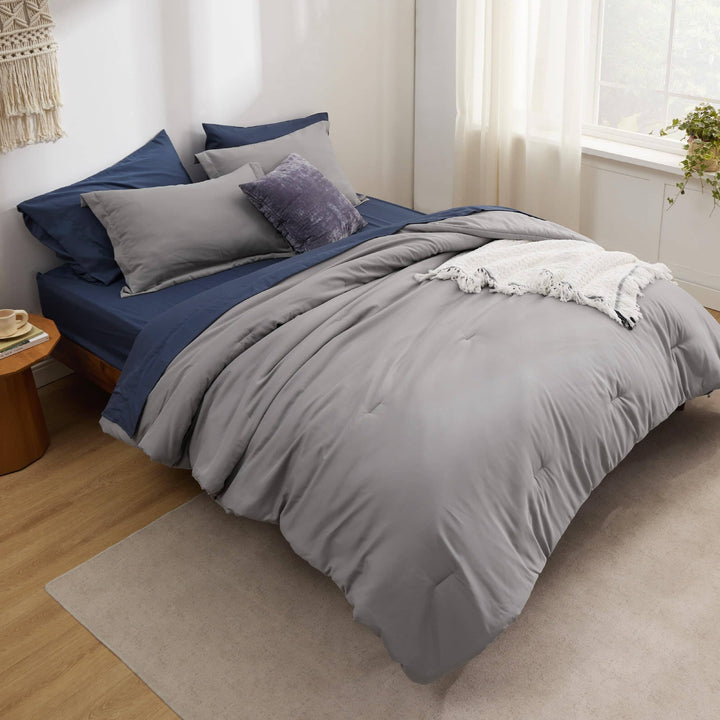 Modern Dual-Tone Bed in a Bag Set