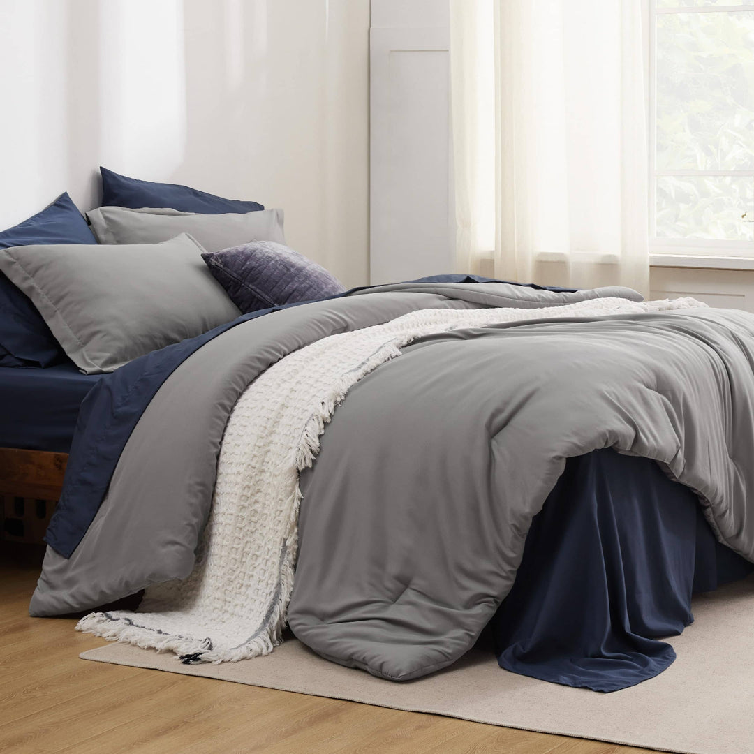 Modern Dual-Tone Bed in a Bag Set