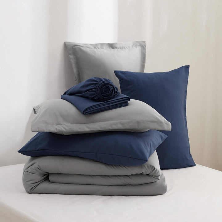 Modern Dual-Tone Bed in a Bag Set