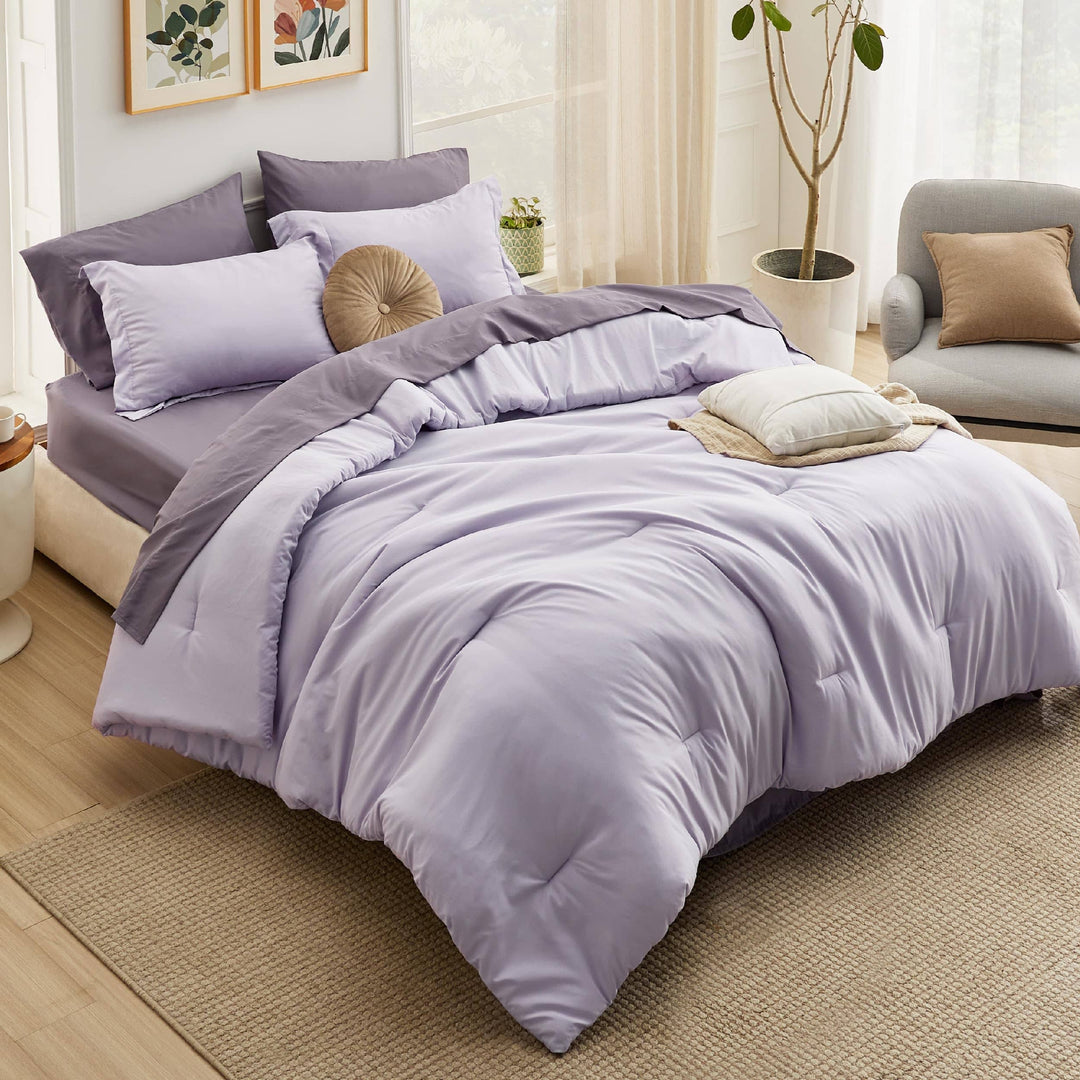 Modern Dual-Tone Bed in a Bag Set